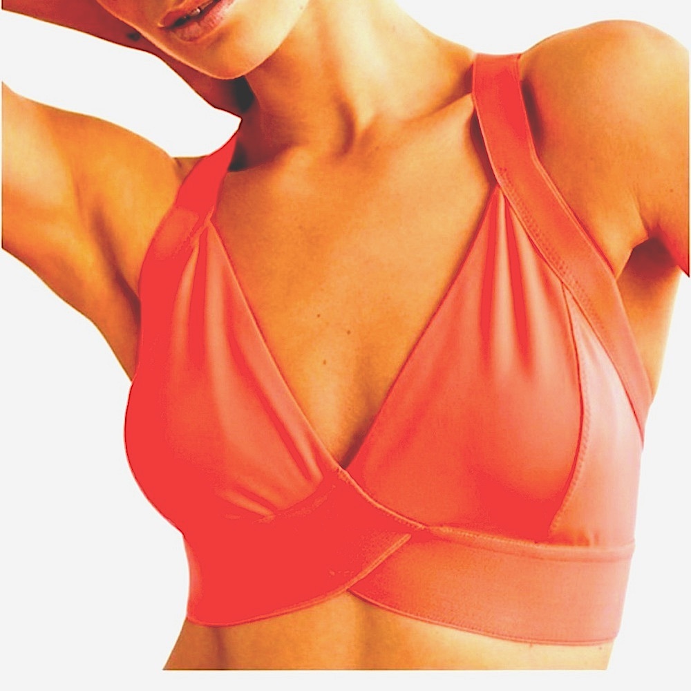 $35 FREE PEOPLE  Movement End Game Sports Bra Coral